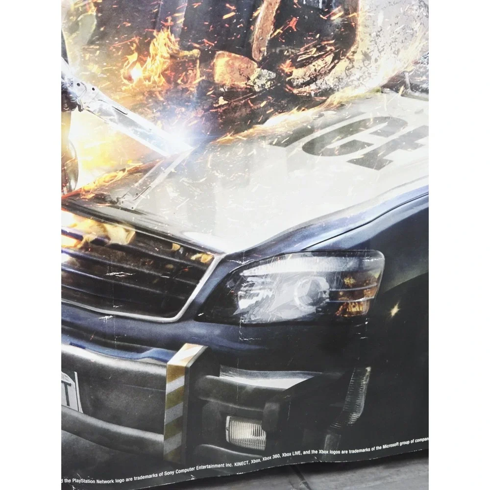 Metal Gear Rising: Revengance 2012 GameStop Promo Poster DS Konami Raiden Jehuty